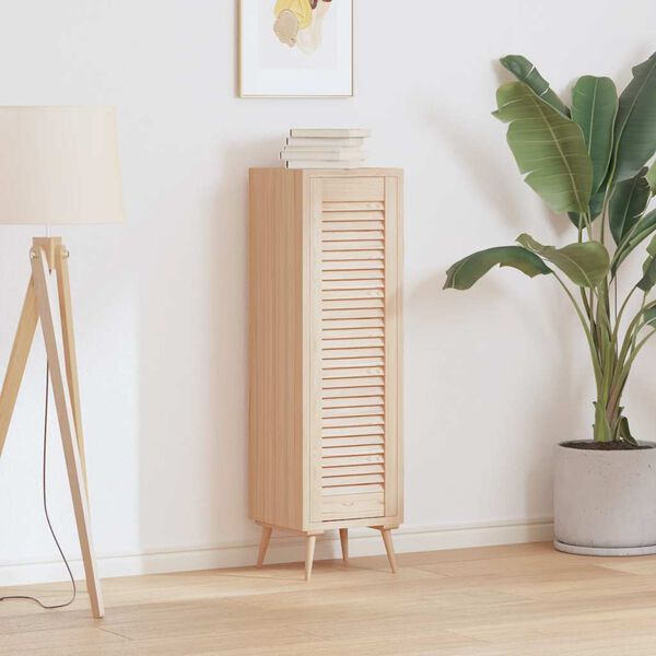 vidaXL Schranktür Lamellen-Design 99x29,5 cm Massivholz Kiefer