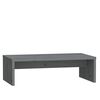 vidaXL Monitorst&auml;nder Grau 50x27x15 cm Massivholz Kiefer