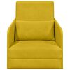 vidaXL Schlafsofa Gelb 65 x 80 x 83 cm Samt