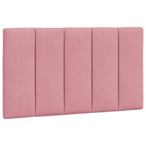 vidaXL Kopfteil-Kissen "Hanko" Rosa 90 cm Samt
