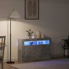 vidaXL Sideboard Betongrau 116 x 30 x 75 cm Holzwerkstoff