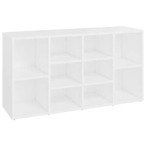 vidaXL Schuhbank Wei&szlig; 103x30x55 cm Holzwerkstoff