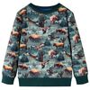 Kinder-Sweatshirt Dunkelgr&uuml;n 128