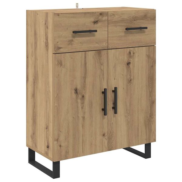 vidaXL Sideboard Artisan-Eiche 69,5 x 34 x 90 cm Holzwerkstoff
