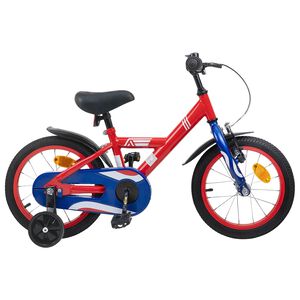 vidaXL Kinderfahrrad 12 Zoll f&uuml;r 2-4 Jahre alt Rot