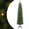 vidaXL K&uuml;nstlicher Weihnachtsbaum mit 300 LEDs mit St&auml;nder Gr&uuml;n 180 cm