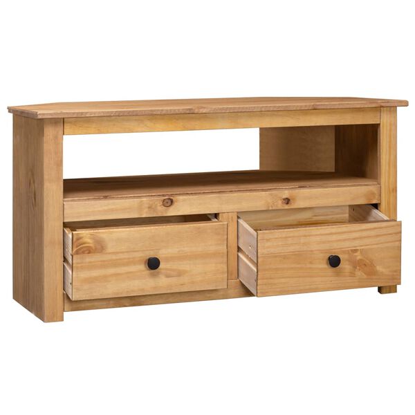 vidaXL TV-Eckschrank 93 x 49 x 49 cm Massivholz Panama-Kiefer