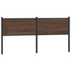 vidaXL Ersatz-Kopfteil Braun Eichen-Optik 180 cm Holzwerkstoff und Stahl