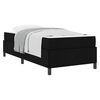 vidaXL Boxspringbett Schwarz 80 x 200 cm Stoff