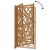 vidaXL Gartentor 100x200 cm Cortenstahl Helles Design