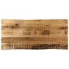 vidaXL Tischplatte mit Baumkante 90x40x3,8 cm Raues Mango Massivholz