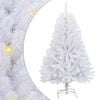 vidaXL K&uuml;nstlicher Weihnachtsbaum Wei&szlig; 150 cm PVC und Metall