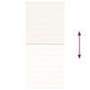 vidaXL Zebrarollo Marmorbeige 95x230 cm Stoffbreite 90,9 cm Polyester