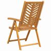 vidaXL Recliner 4 pcs Braun 57 x 71 x 90cm Holz