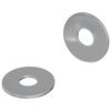 vidaXL Unterlegscheiben 2 stk. Silber 18 x 18 x 1,2 mm Eisen
