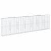 vidaXL Gabione mit Deckel 700x50x200 cm Verzinktes Eisen