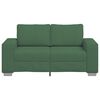 vidaXL Zweisitzer-Sofa Dunkelgr&uuml;n 120 cm Cordstoff