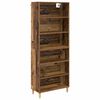 vidaXL Highboard Altholz 69,5 x 32,5 x 180 cm Holzwerkstoff