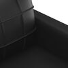 vidaXL 2-Sitzer-Sofa Schwarz 140 cm Kunstleder