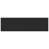 vidaXL Fensterbank Schwarz mit Holzmaserung 140 x 40 x 4,5 cm PVC