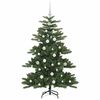 vidaXL K&uuml;nstlicher klappbarer Weihnachtsbaum Gr&uuml;n 150 cm PVC und Stahl