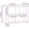 vidaXL Sideboard Altholz 80 x 30 x 53 cm Holzwerkstoff