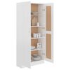 vidaXL Bücherschrank Weiß 82,5x30,5x185,5 cm Holzwerkstoff