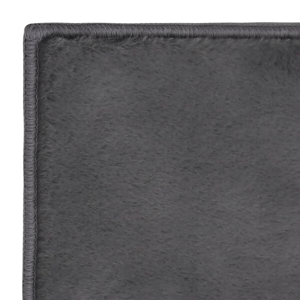 vidaXL Teppich Kunstkaninchenfell 180x270 cm Anthrazit