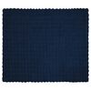 vidaXL Kunstfell Kaninchenfell Decke Marineblau 220 x 240 cm Polyester