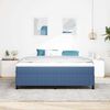 vidaXL Bettgestell Blau 180 x 200 cm Cordstoff
