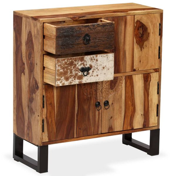 vidaXL Sideboard Massivholz Akazie 70x30x80 cm