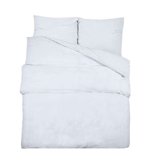 vidaXL Bettw&auml;sche-Set Wei&szlig; 140x200 cm Baumwolle