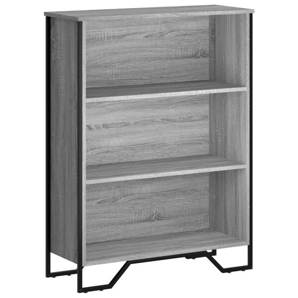 vidaXL B&uuml;cherregal Grau Sonoma 80x31x106 cm Holzwerkstoff