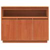 vidaXL Sideboard Wachsbraun 104,5 x 34 x 80 cm Massives Kiefernholz