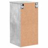 vidaXL Badezimmerschrank Wandmontiert Beton Grau 30 x 31,5 x 61 cm