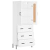 vidaXL Highboard Wei&szlig; 69,5x34x180 cm Holzwerkstoff