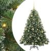 vidaXL K&uuml;nstlicher Weihnachtsbaum Gr&uuml;n 120 cm PE und PVC