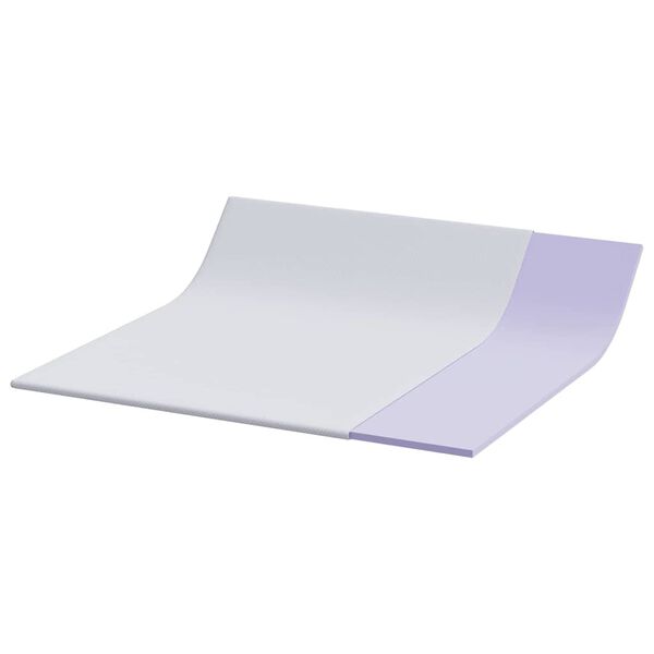 vidaXL Matratzenauflage Wei&szlig; 200 x 200 cm Jacquard Stoff