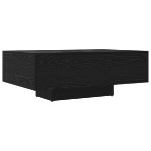 vidaXL Couchtisch Schwarz Eichen-Optik 85 x 55 x 31 cm