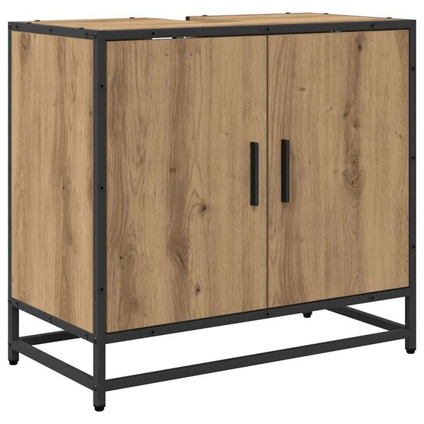 vidaXL Waschbeckenschrank Artisan-Eiche 65 x 33 x 60 cm Holzwerkstoff