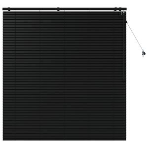 vidaXL Venezianische Jalousie Schwarz 155 x 160 cm 35 mm