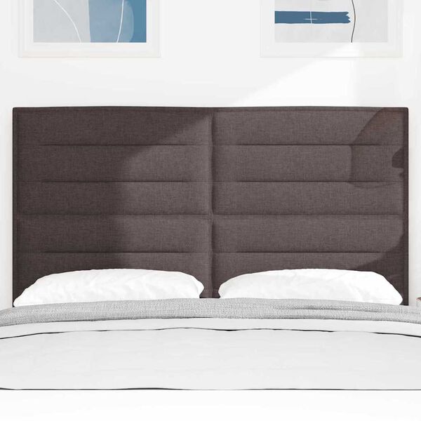 vidaXL Kopfteil Dunkelbraun 144 cm Stoff