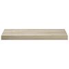 vidaXL Schwebende Wandregale 2 Stk. Eichefarben 60x23,5x3,8cm MDF
