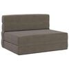 vidaXL Klappsofa Bett Hellgrau 100 x 80 x 60 cm Stoff