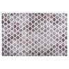 vidaXL Teppich Waschbar 80x150 cm Mehrfarbig Rutschfest