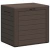 vidaXL Gartentruhe Braun 58,5x46x55 cm Polypropylen