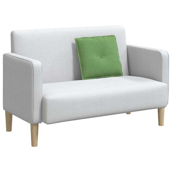 vidaXL R&uuml;ckenkissen Hellgr&uuml;n 50 x 45 cm Cordstoff