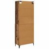 vidaXL Highboard 2 pcs Altholz Holzwerkstoff
