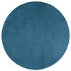 vidaXL Teppich OVIEDO Kurzflor T&uuml;rkis &Oslash; 80 cm