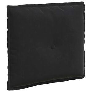 vidaXL R&uuml;ckenkissen Schwarz 50 x 45 cm Cordstoff